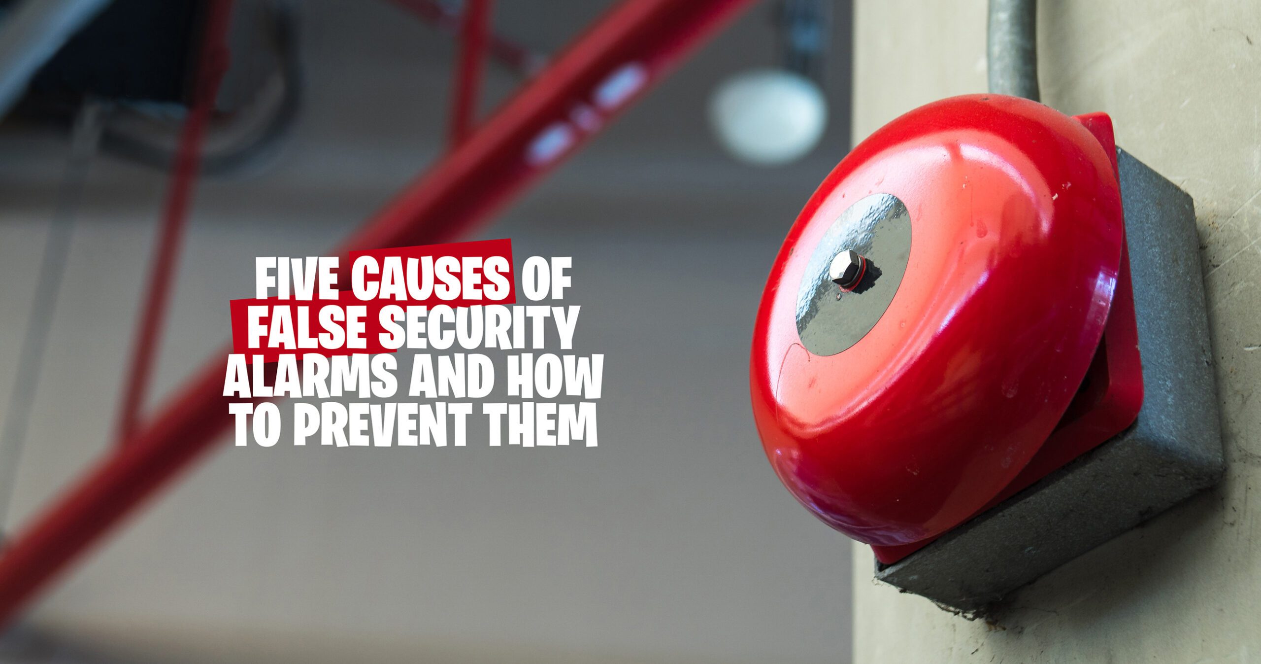 Five Causes of False Security Alarms and How to prevent them